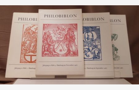 Philobiblon. Eine Vierteljahresschrift für Buch- und Graphiksammler. XI. Jahrgang, 1967 in 4 Heften.
