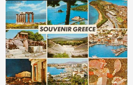 Souvenir Greece Mehrbildkarte