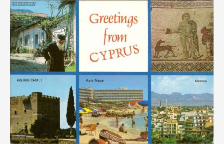Greetings from Cyprus Mehrbildkarte