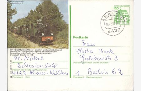 Bruchhausen-Vilsen - staatlich anerkannter Luftkurort - Postkarte