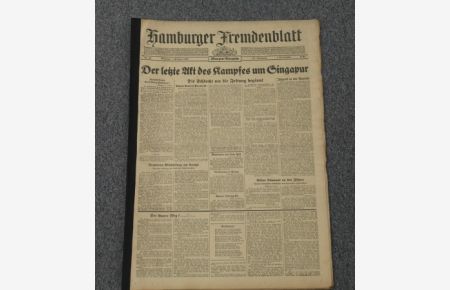 Titelblätter - Monat Februar 1942,