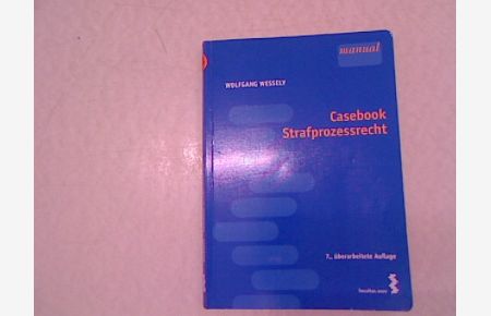 Casebook Strafprozessrecht.