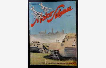 Motor Schau Motorschau - Heft 9 , September 1938 ( Großer Preis von Deutschland 1938 )