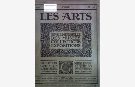 Société Nationale des Beaux-Arts Salon de 1914; dans: No. 148 Avril 1914 Les Arts, revue mensuelle des musées collections expositions;