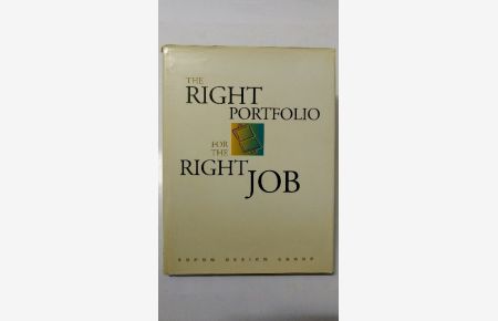 The Right Portfolio For The Right Job.
