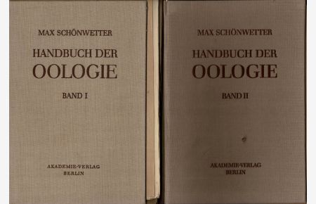 Handbuch der Oologie: Lieferung 1-34; Lfg 9, 13, 14, 26-28 und 31 fehlen