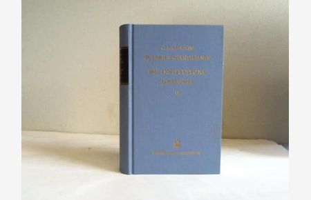 De institutione oratoria libri duodecim ad codicum veterum fidem recensuit et annotatione explanavit G. L. Spalding. Vol. 3: Continens libros VII - IX