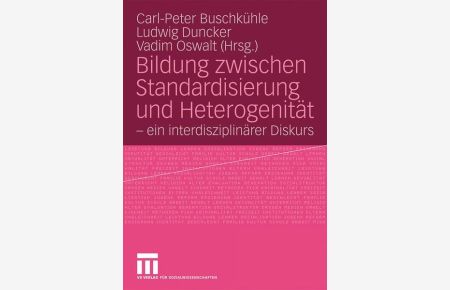 Bildung Zwischen Standardisierung Und Heterogenität: #name?