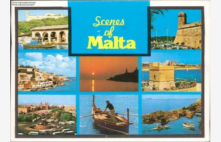 Scenes of Malta Mehrbildkarte