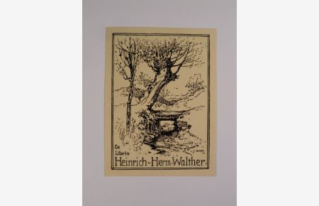 Exlibris für Heinrich-Herm. Walther