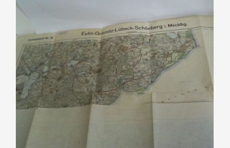 Reichskarte. Einheitsblatt Nr. 19. Eutin - Grömitz. Lübeck - Schönberg i. Mecklbg.