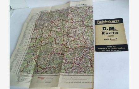Reichskarte. D. M. Karte. (Deutsche Motorfahrer). Blatt Cassel