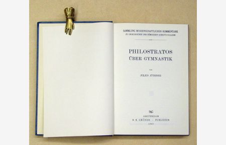 Philostratos. Über Gymnastik. [Reprint].