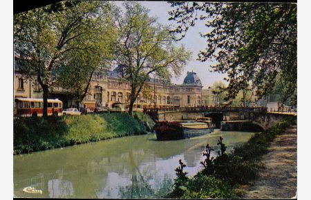 Toulouse, La gare Matabiau - Le canal du Midi