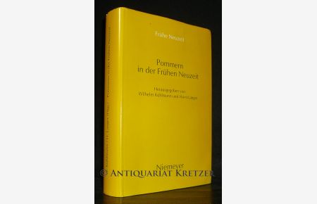 Pommern in der Frühen Neuzeit. Literatur und Kultur in Stadt und Region. [Herausgegeben von Wilhelm Kühlmann und Horst Langer]. (= Frühe Neuzeit, Band 19).