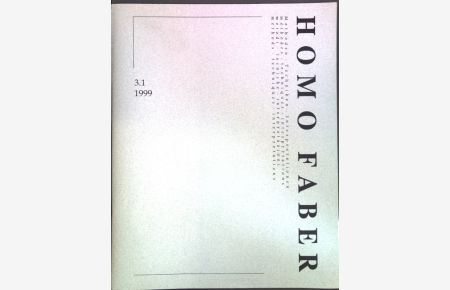 Archéologie des espaces autres - un essai d'hétérotopologie nabatéenne; in: Heft 3. 1-1999 Homo Faber - Methoden, Techniken, Interpetationen;