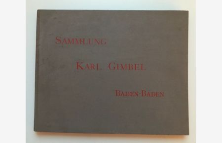 Sammlung Karl Gimbel: Baden-Baden,   - Lichtdruck,