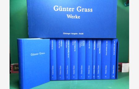 Günter Grass Werke - Göttinger Ausgabe - 12 Bände im Schuber.