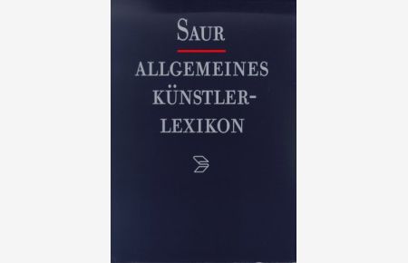 Saur Allgemeines Künstlerlexikon. Die Bildenden Künstler aller Zeiten und Völker.   - Band 11. BIKLÄR-BOBROV,