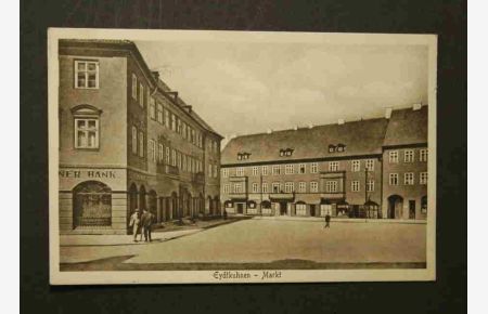 Eydtkuhnen - Markt  - Ansichtskarte. Postkarte. Cerny evskoje (Ostpreußen)