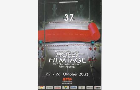 37. Internationale Hofer Filmtage. 22. bis 26. Oktober 2003. , 37th Hof International Film Festival. ,