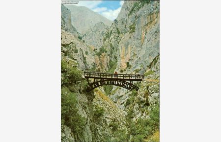 1053687 Picos de europa Canyon of Cares, Bohn Bridge