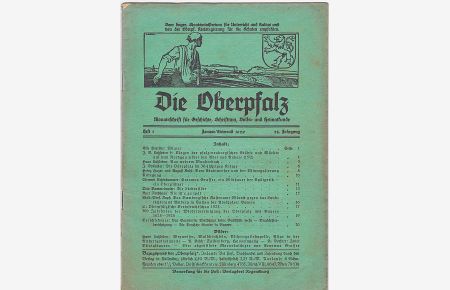 Die Oberpfalz, 23. Jahrgang, Heft 1 Januar/ Eismond 1929
