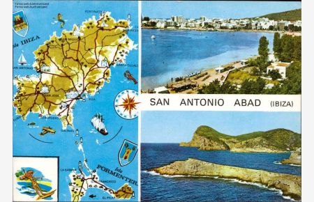 1068785 San Antonio Abad , Recuerdo Df San Antinio Mehrbildkarte