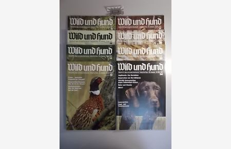 Wild und Hund - 90. Jahrgang 1987 Nr. 11-13, 15, 17, 20, 23, 26 [8 Hefte].