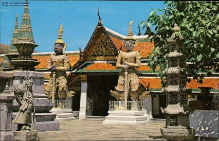1059285 Rückseite des Wat Phra Keo, (Tempel des Smaragd Tempels)
