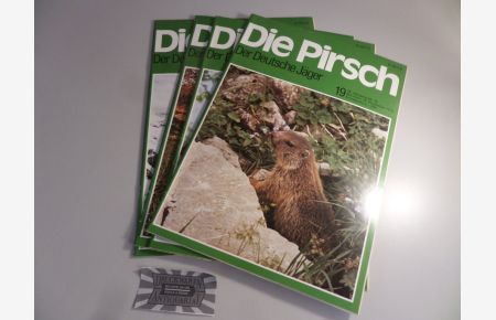 Die Pirsch - Der deutsche Jäger : 28. Jahrgang Nr. 19, 22, 23, 25 [4 Hefte].