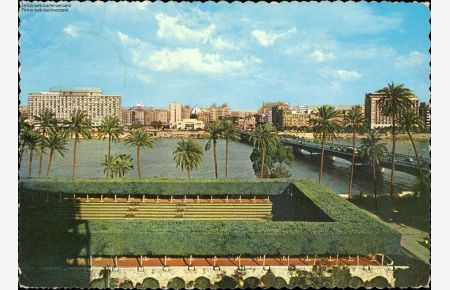1055198 Kairo Brücke und Hilton Hotel