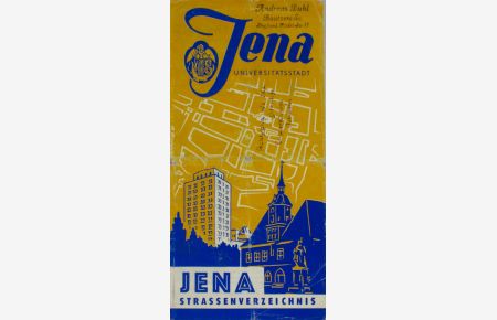 Universitätsstadt Jena. Strassenverzeichnis Jena.