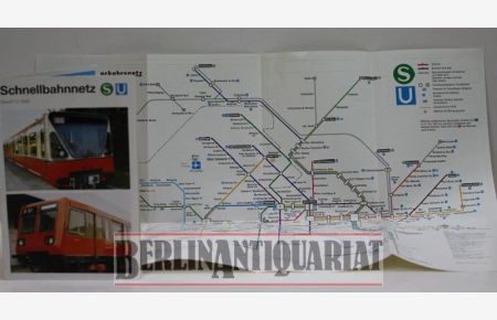Schnellbahnnetz. Stand 1. 4. 1990 und 1. 11. 1990.