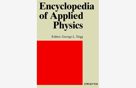 Encyclopedia of Applied Physics: Index Volumes 1-23