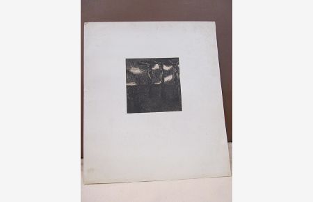 Golgatha. Drei Gekreuzigte. Radierung auf Büttenpapier, rechts untenstehend auf dem Blatt in Bleistift mit *Langfeldt 1913 * signiert und datiert.