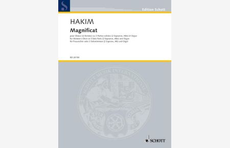 Magnificat  - (Reihe: Edition Schott)