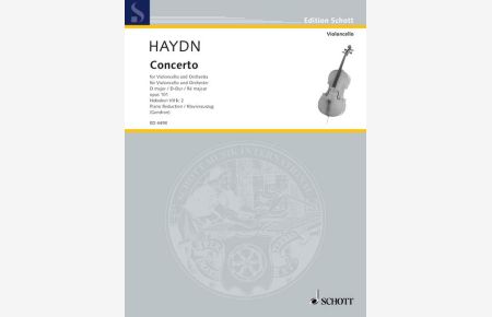 Concerto D-Dur op. 101 Hob. VIIb:2  - (Reihe: Edition Schott)