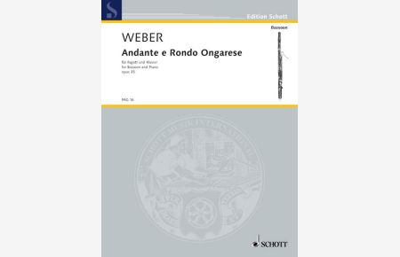 Andante e Rondo Ongarese op. 35  - (Serie: Fagott-Bibliothek), (Reihe: Edition Schott)