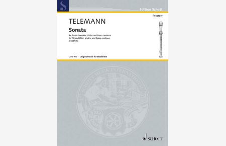 Sonata a-Moll  - (Serie: Originalmusik für Blockflöte), (Reihe: Edition Schott)