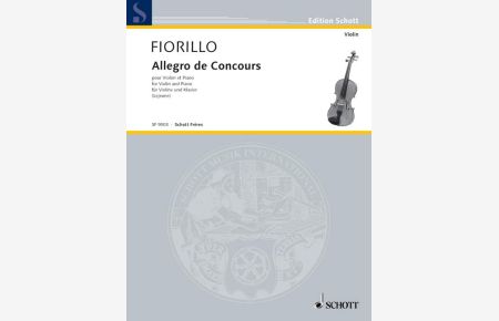 Allegro de Concours  - (Reihe: Edition Schott)