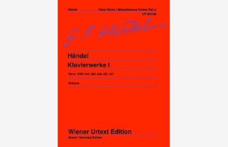 Sämtliche Klavierwerke Band 1b  - Verschiedene Suiten. Nach Autograf, Abschriften und Drucken, (Serie: Wiener Urtext Edition)