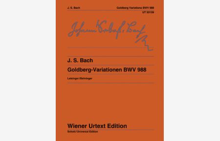 Goldberg-Variationen (Klavierübung IV) BWV 988  - Aria mit verschiedenen Veränderungen. Nach der neuen Bach-Ausgabe., (Serie: Wiener Urtext Edition)