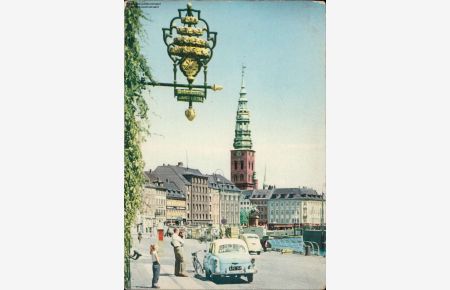 1063166 - Kopenhagen Gammel Strand und der Turm deer Nikolaikirche