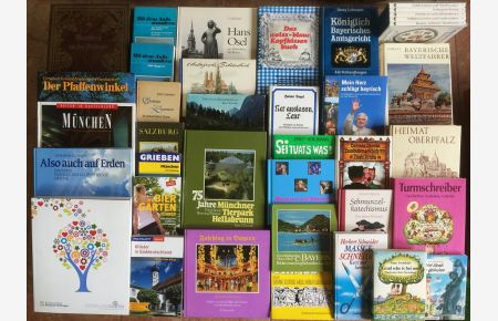 80 Bücher Bavarica Bayern Bairisch Mundart Reise Wandern München Alpen BuchPaket