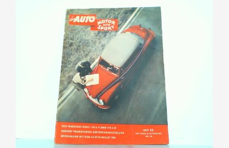 Auto-Motor und Sport. Jahrgang 1953 Heft 22 vom 31. Oktober 1953.