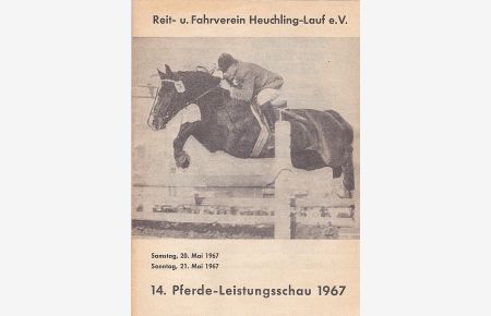 14. Pferde-Leistungsschau 1967