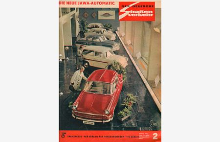 Der Deutsche Straßenverkehr 1965, Heft 2 (u. a. Die neue JAWA Automatic, Autosalon unter den Linden, Fertigung des Trabant-Motors. . . )