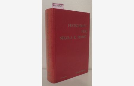 Festschrift für Nikola R. Pribic. (=Selecta Salvica 9).