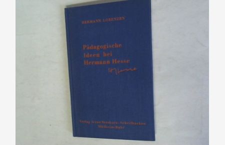 Pädagogische Ideen bei Hermann Hesse